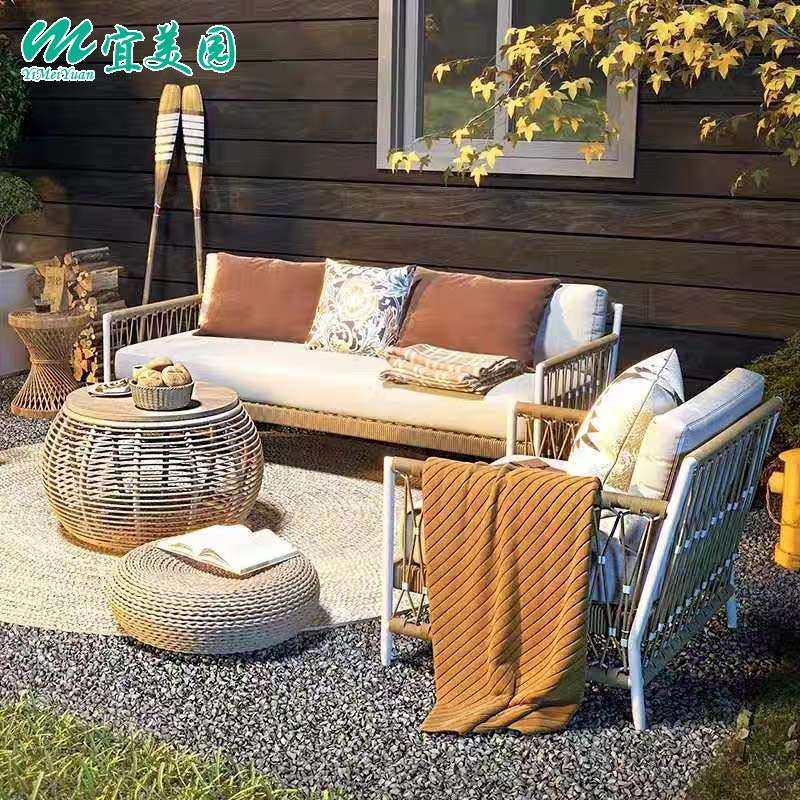 户外沙发庭院组合室外防水防晒阳台休闲客厅阳光房藤编绳编家具,电子元器件市场,其它元器件,淘宝优惠券,粉丝福利购,淘宝优惠卷