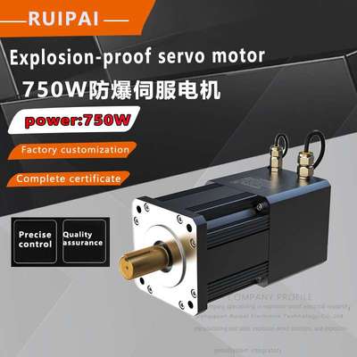 Customized 750W explosion-proof servo motor with 80 flange a