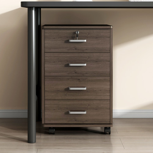 文件柜办公室桌下收纳柜带锁收纳柜置物柜办公柜抽屉式移动矮柜子