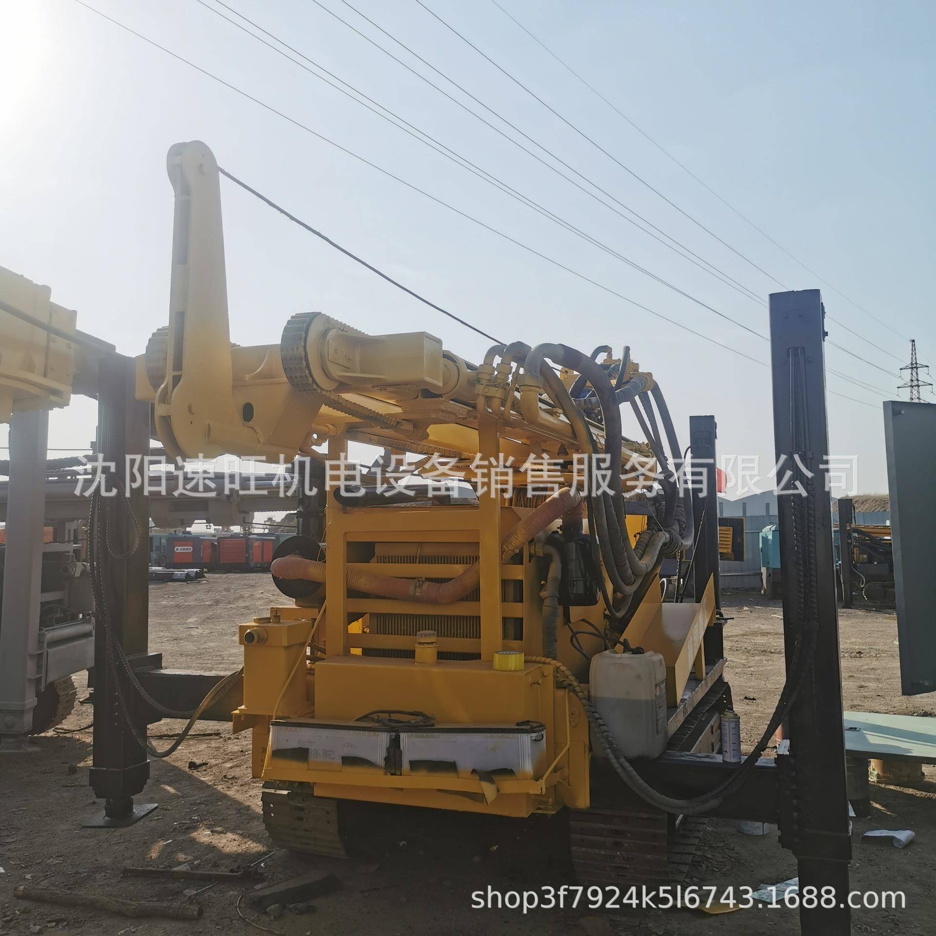 林泉LQ500水井钻机202年玉柴发动机功率118kw塔架6.6米
