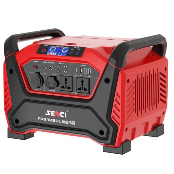 红色户外电源大功率300W/600W/1250W应急自驾便携储能备用电源