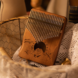 卡林巴拇指琴17音初学者卡巴林琴21音女生手指姆钢琴kalimba乐器