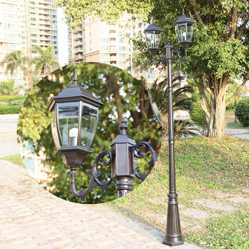 庭院灯路灯户外防水别墅景观高杆灯 欧式室外led过道草坪灯落地灯
