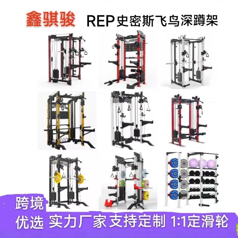 REP飞鸟深蹲架多功能一体龙门架卧推架健身器材赛架cf架坐姿划船