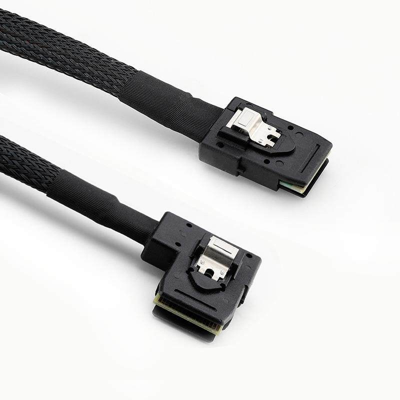 minisas线sff-8087对MINISAS36PSFF-8087 90度左右弯阵列卡内置线