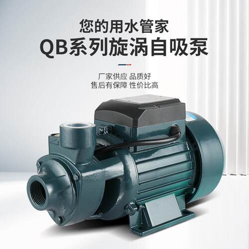 QB60漩涡式泵清水泵自来水管道离心加压泵110/220V太阳能增压水泵