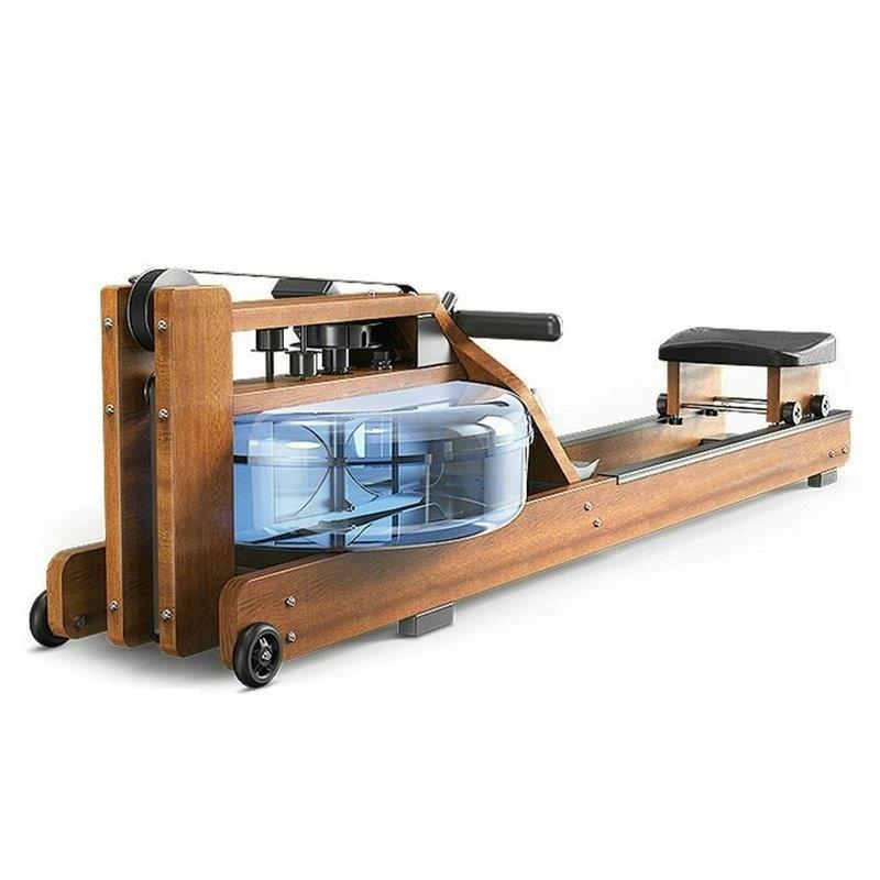 家用智能水阻划船机健身房商用风阻滑船机多功能室内运动健身器材