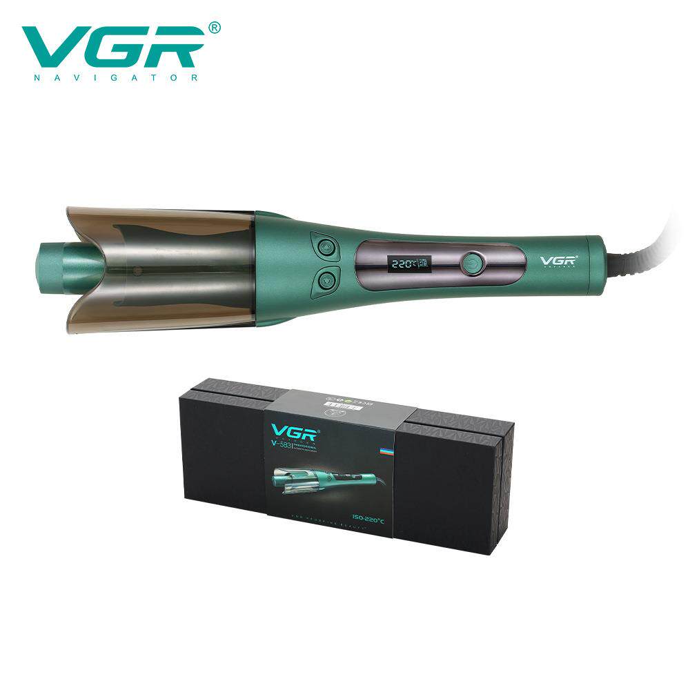 VGR583新款全自动家用卷发棒懒人神器电动旋转大波浪烫卷头发器