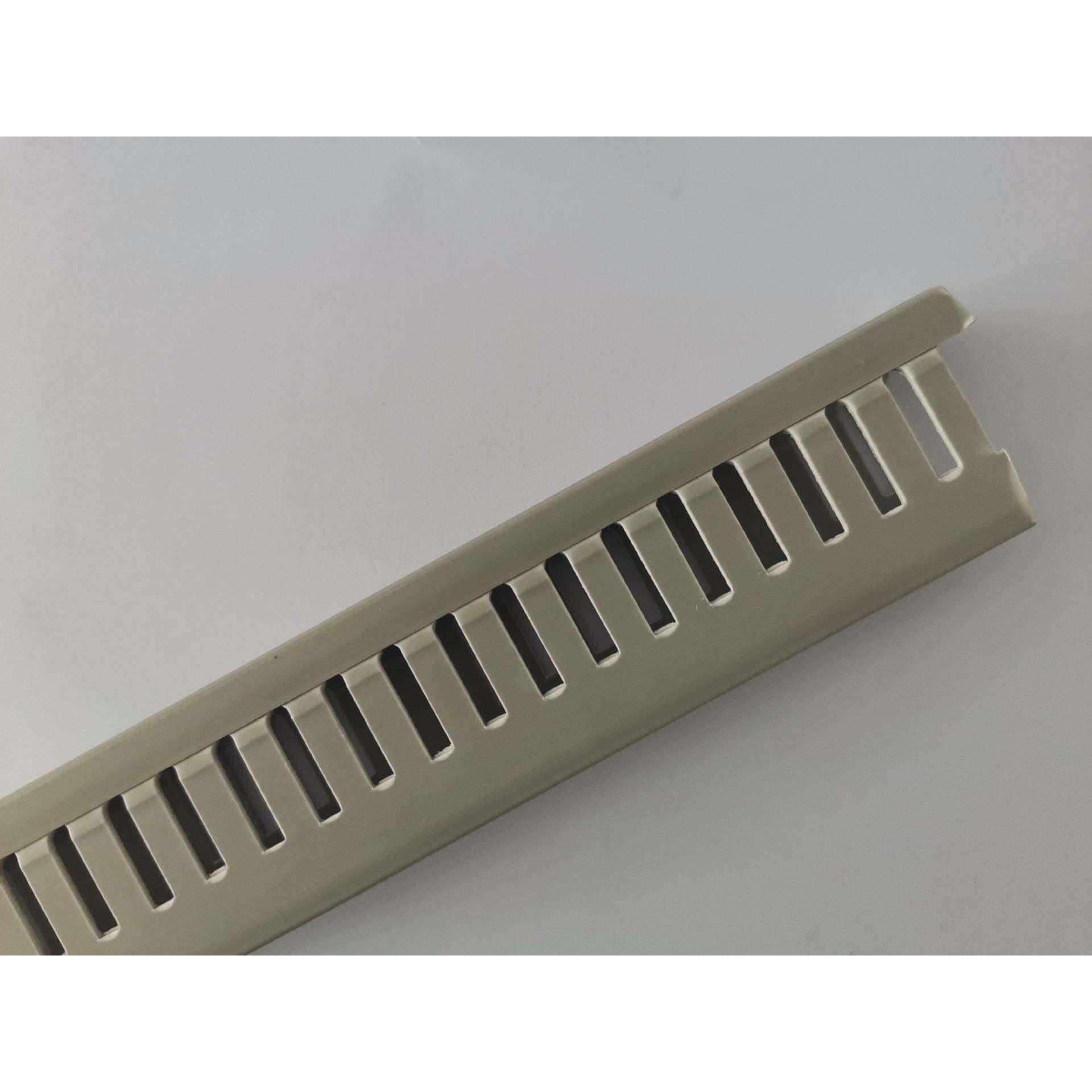 灰色配线线槽 PVC走线槽 40X40mm 卡固原厂4040线槽 4060行线槽