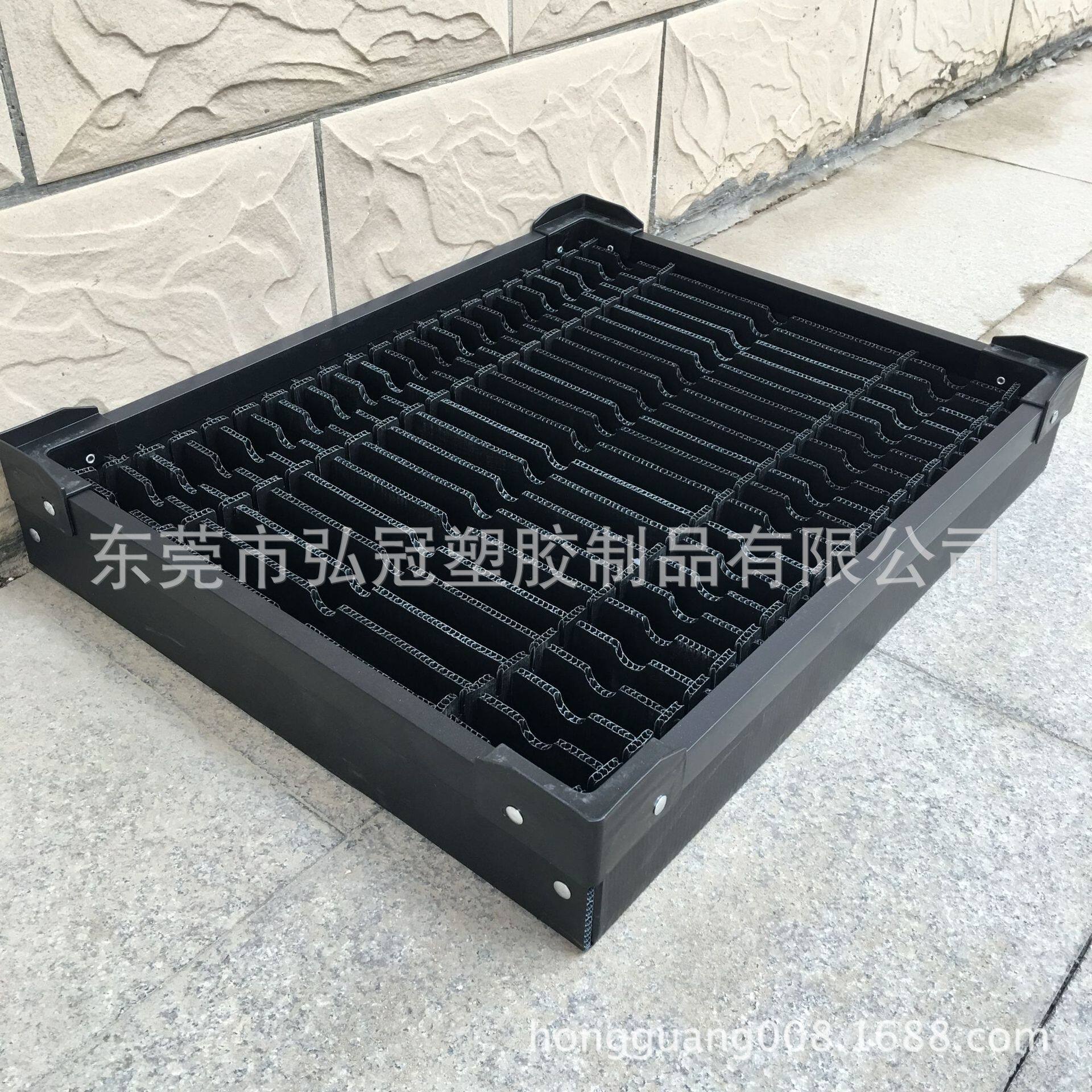 实力直销深圳新料PP中空板骨架箱东莞纸箱型PP中空板周转箱