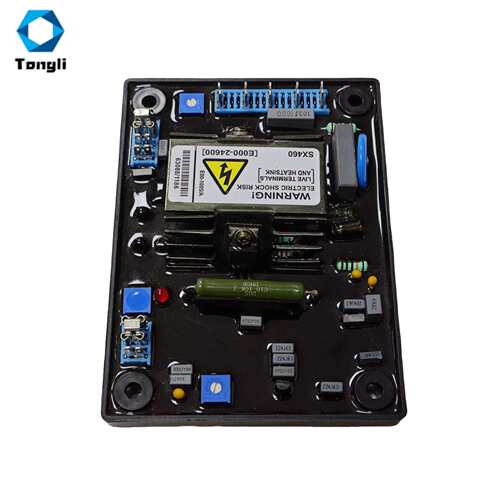 SX460 无刷发电机自动电压调节器 AVR 发电机配件 厂家直供