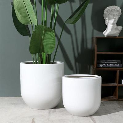 特大号陶瓷花盆大口径30cm以上40cm超大码发财树专用高档庭院商场