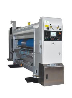 厂家供应纸箱速机械全程附印刷机全自动吸QKA高四色印刷开槽模切