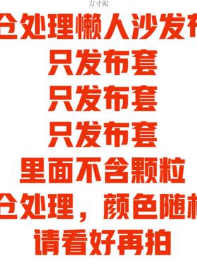 懒人沙发布套包休单供人拆43284洗闲可弹力房间网红小户型卧室阳