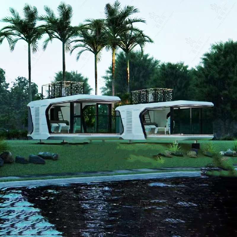 三亚旅游度假可移动民宿 不受地域限制铝合金吊装小屋太空舱民宿