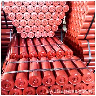 槽型托辊HFX支架平行无冲动力用托辊矿输送机缓托辊输送带皮托辊