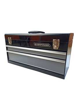 艾威博尔650401二抽屉工具箱 五金工具电工家用工具收纳箱工具箱