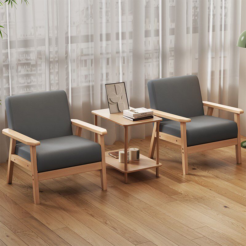 北欧单人位沙发椅子客厅阳台单椅居家休闲阅读双人椅小Z尺寸休息