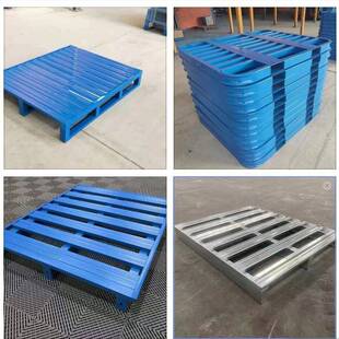 属双面角叉车圆钢托制铁盘加厚大米饲料镀锌水泥FYJ托盘两面4吨金