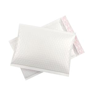 白色TPP珠光膜气袋厚电商饰品服加气装泡泡包装袋快递袋防震自封