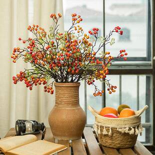 粗子陶陶罐瓶摆花盆客厅件美式复花古瓶FS736658创意做旧仿古土陶