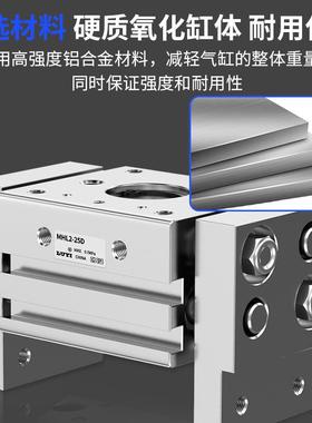 亚德客型HFT阔平行开闭夹爪气动手指MHL2-1016/2型/240305//32气
