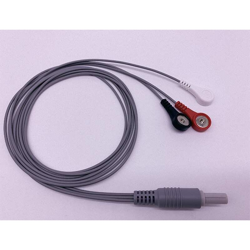 兼容北海利赢TE-4000X心电监护仪心电图机动态远程心电导联线扣式