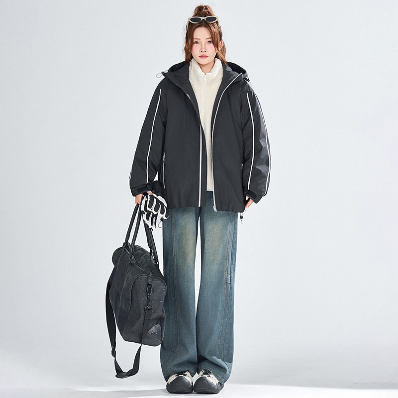 冬季潮牌鸭绒保暖连帽羽绒服男街头户外情侣百搭防寒保暖外套,男装,羽绒服,淘宝优惠券,粉丝福利购,淘宝优惠卷