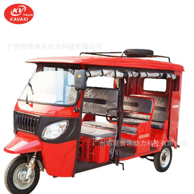 LVKA双排排带雨布8人座观光车跨境200CC300CC嘟嘟车汽油三轮车