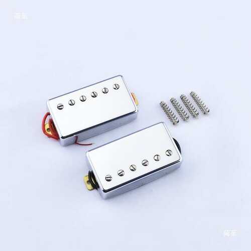 处理 韩产 BHC 封闭铁壳 电吉他拾音器 银色 Chrome