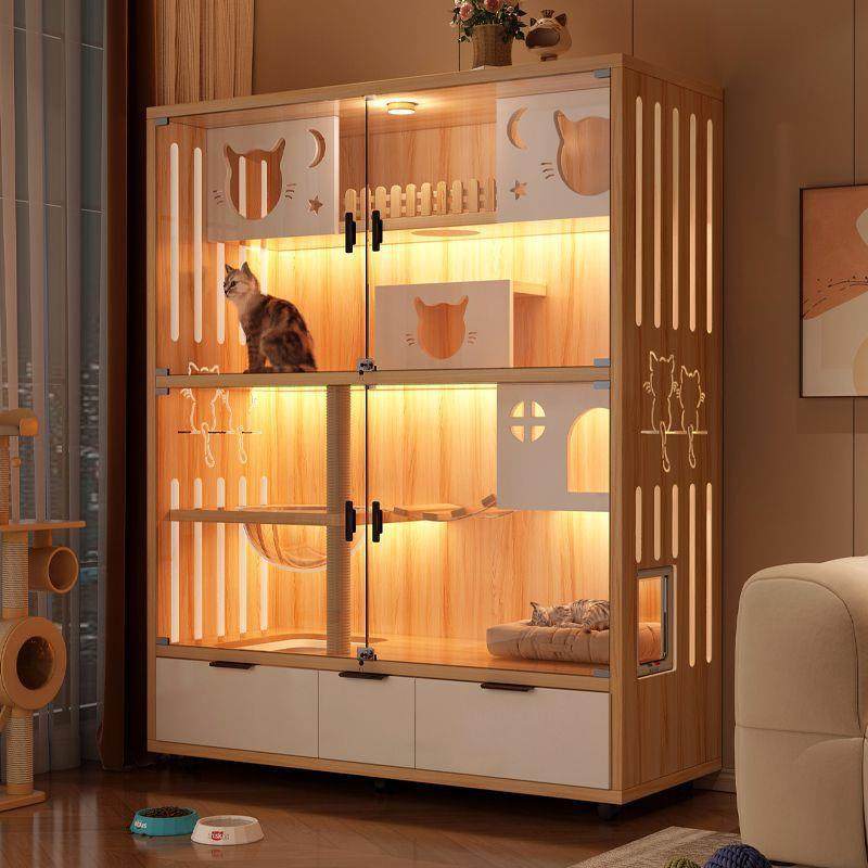 家用三层自由空间猫笼子猫柜猫舍猫别墅猫窝房子室内猫咪猫屋豪华,玩具/童车/益智/积木/模型,毛绒/玩偶/公仔/布艺类玩具,淘宝优惠券,粉丝福利购,淘宝优惠卷