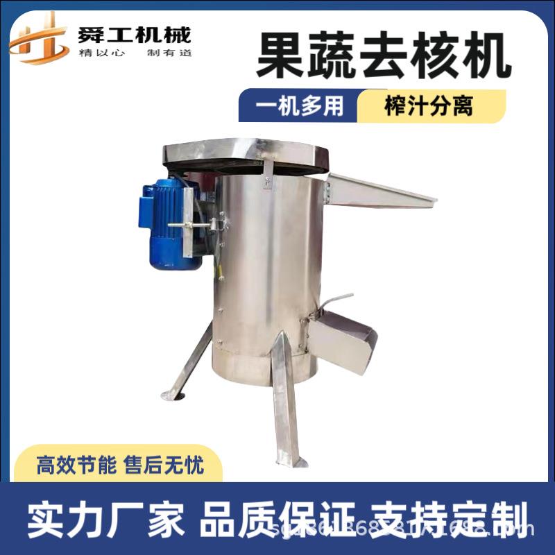 冬枣青梅去核机不锈钢工业肉核分离机大型多功能水果去核粉碎机