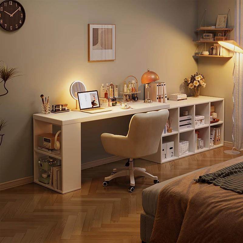 奶油风实木伸缩书桌小户型床尾电脑化妆桌卧室床边书柜窄缝长条桌,玩具/童车/益智/积木/模型,毛绒/玩偶/公仔/布艺类玩具,淘宝优惠券,粉丝福利购,淘宝优惠卷