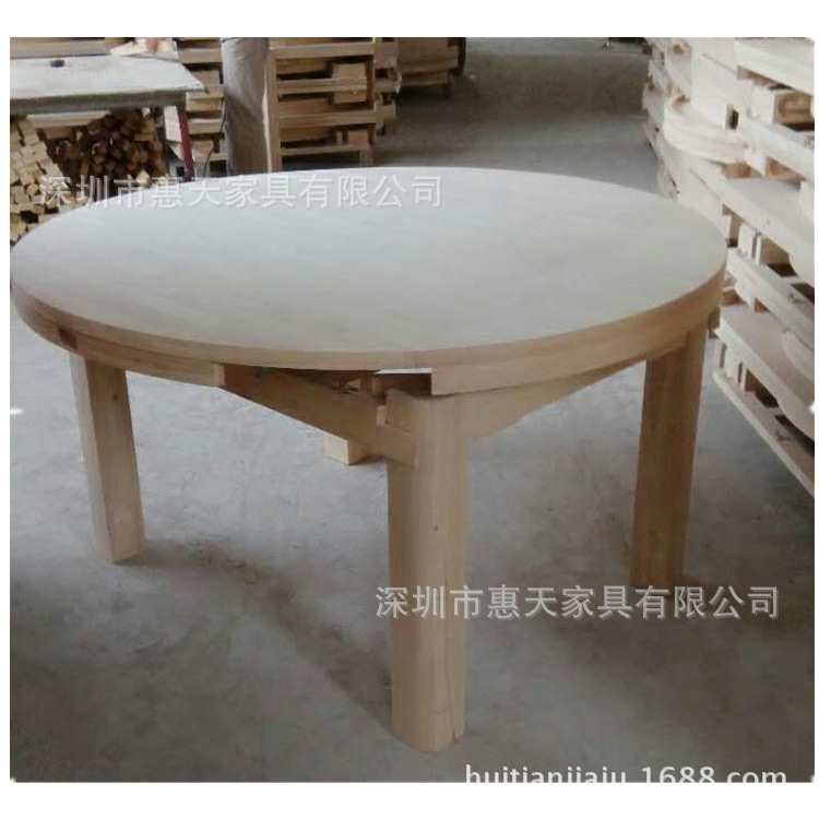 橡木升降台白胚  1.38米简约现代跳台餐桌白胚餐椅 工厂直销