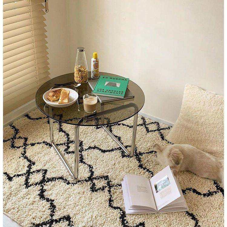 北欧现代钢化玻璃茶几小户型餐桌网红圆形日式家用轻奢民宿小桌子,玩具/童车/益智/积木/模型,毛绒/玩偶/公仔/布艺类玩具,淘宝优惠券,粉丝福利购,淘宝优惠卷