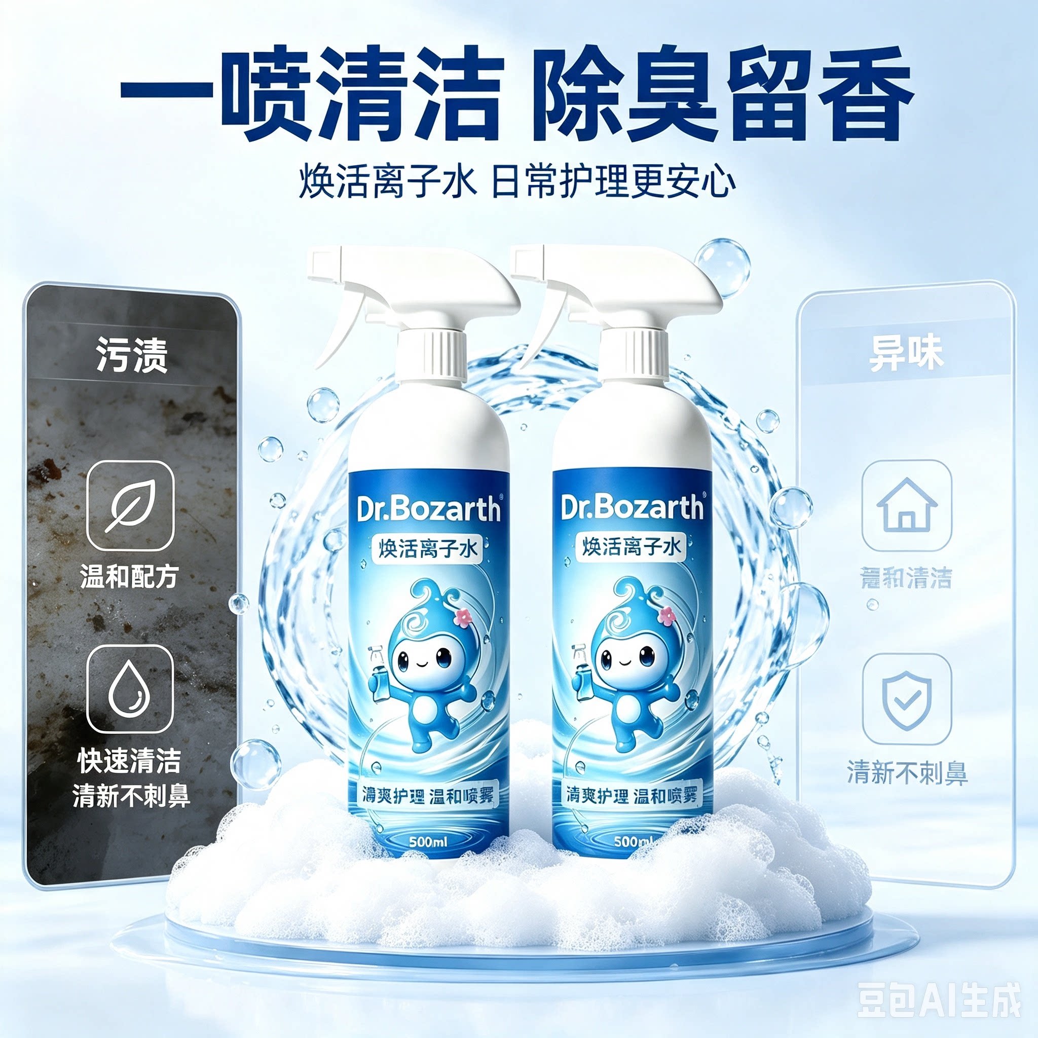 【央妈推荐】宠物高机能离子水去黄美白泪痕清洁除体味除臭速XZ