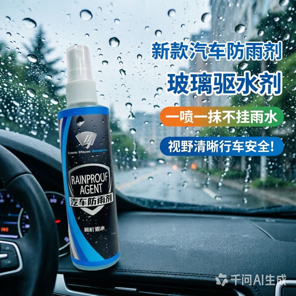 【强效防雨】新款汽车防雨剂玻璃驱水剂一喷一抹不挂雨水清晰WL