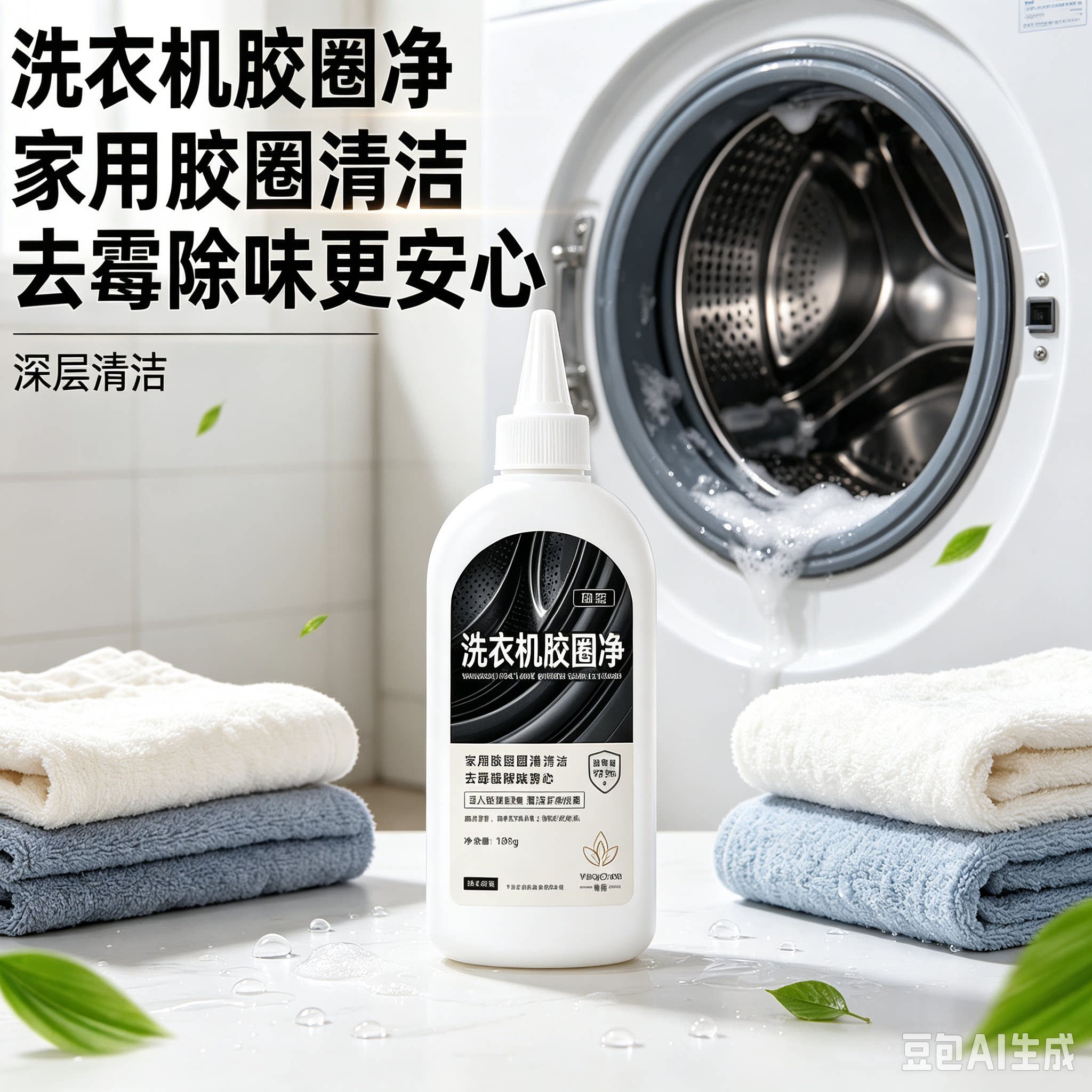 【爆款选择】滚筒洗衣机清洁胶圈清洁除垢高效洗衣机胶圈专用XZ