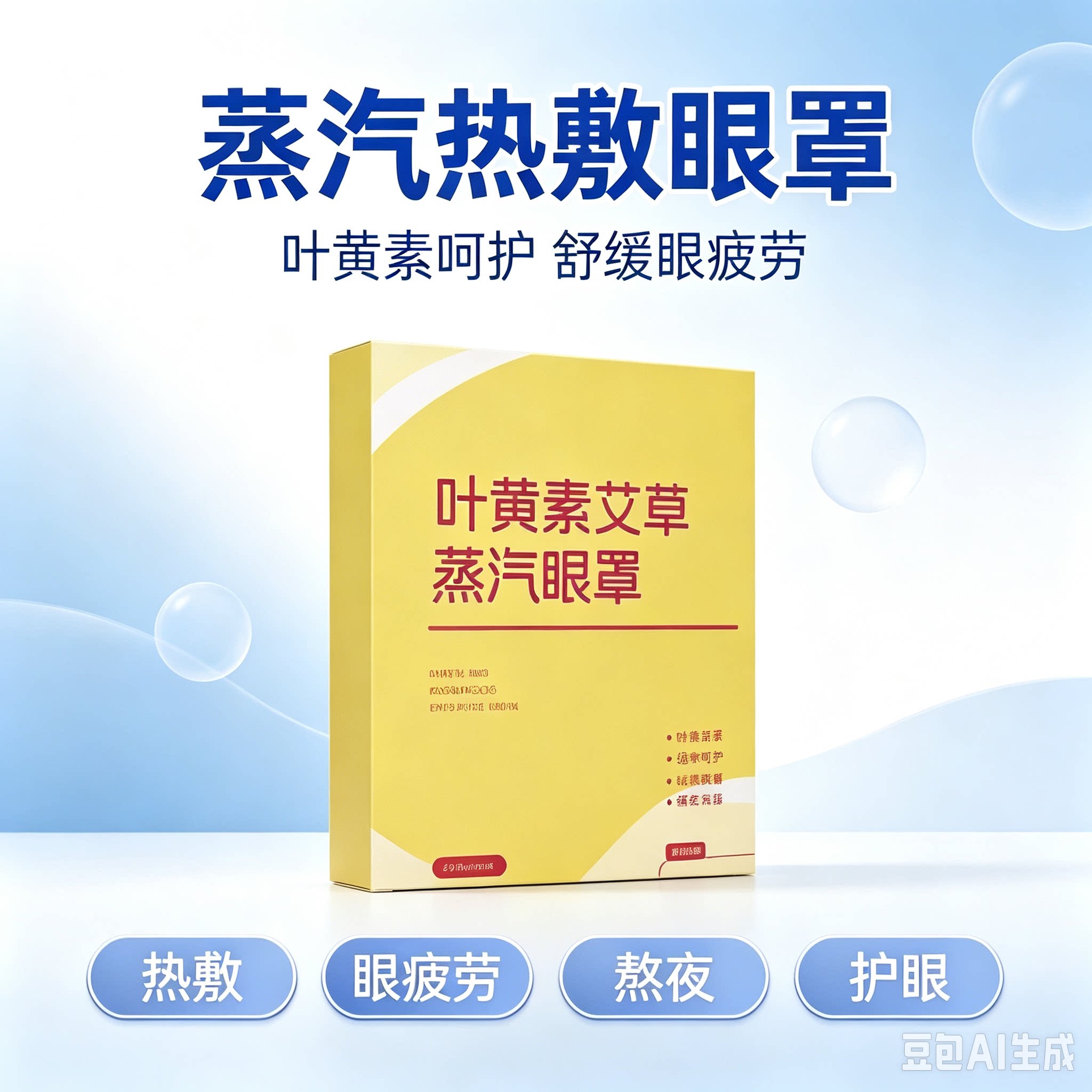 【下单立减50】明星同款叶黄素蒸汽眼罩热敷缓解眼部疲劳XZ