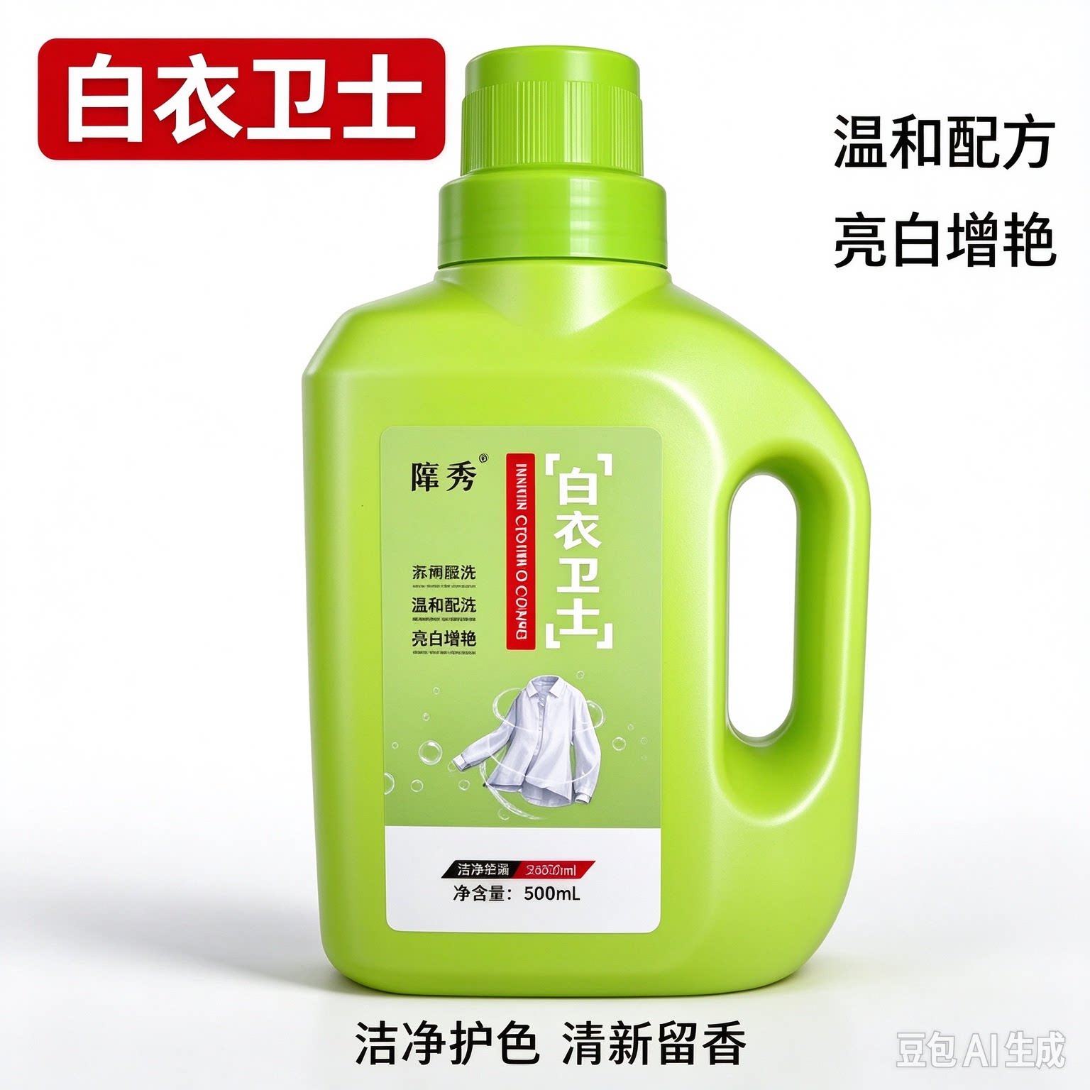 【下单立减50】清莱姿白衣卫士去污渍漂白固色增艳洗衣液母婴XZ