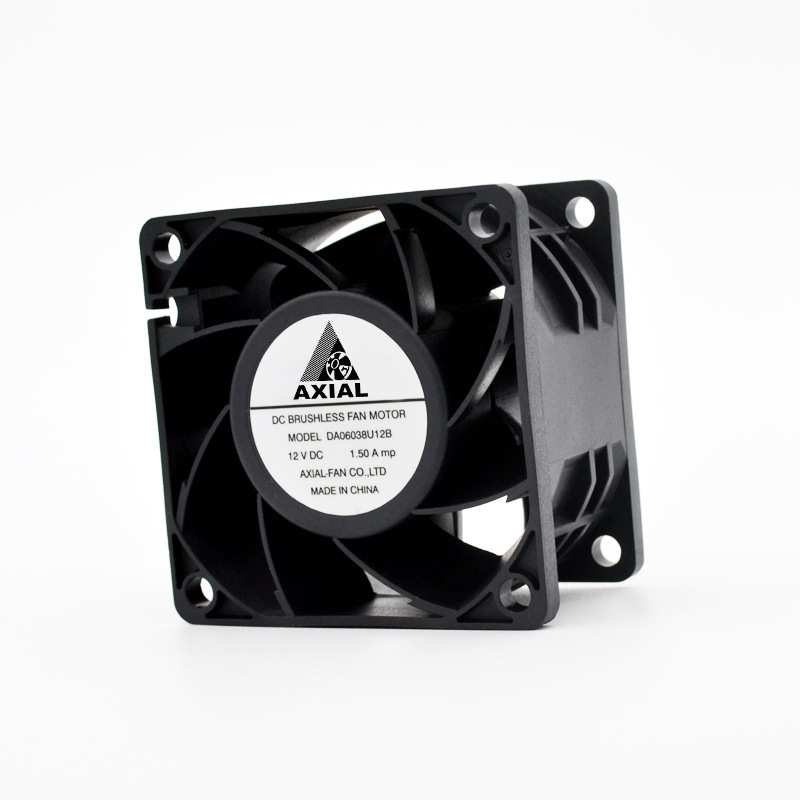 Axial12v24v6038直流增压散热风扇可替Nidec60x60x38mm双滚珠风扇