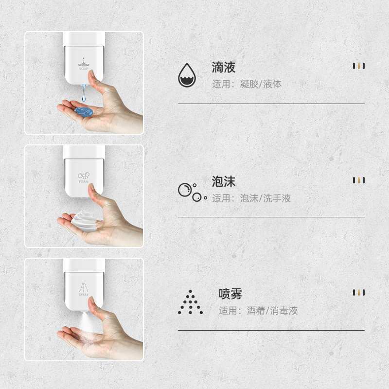三头酒店沐浴液按压器洗手液挂壁器盒子壁挂式皂液器免打孔挂瓶器