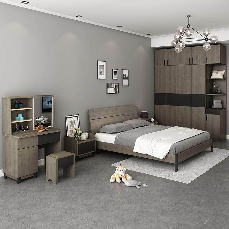 2025新款广东佛山全实木1.8米主卧双人床1.5米1.2米白蜡木材环保