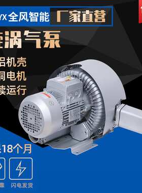 RB-94S-2高压气泵RB-83D-2全风风机RB-82S-4双段涡流厂家低噪运行