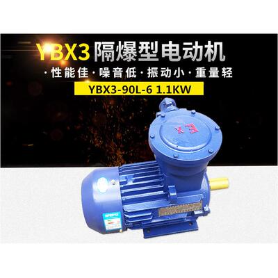 隔爆型三相异步电动机YBX3-90L-61.1KW立式卧式江苏新大力防爆