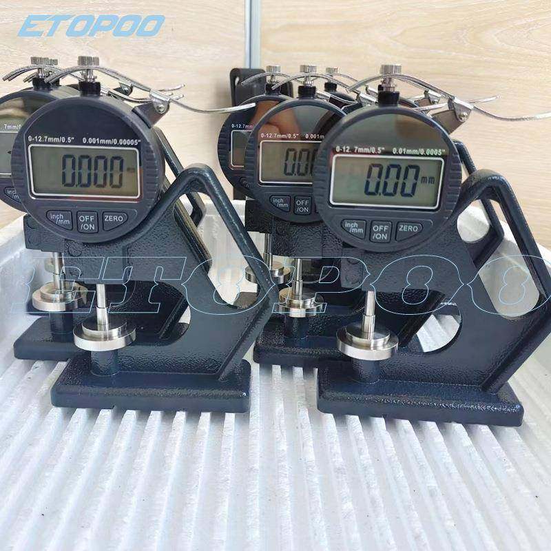 0-12.7数显百分千分测厚规 厚度规仪表计0.001mm纸张薄膜布料皮革