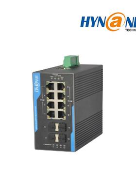 IDS1908F4-8P 工业级全千兆二层网管型poe交换机，8电口+4光口