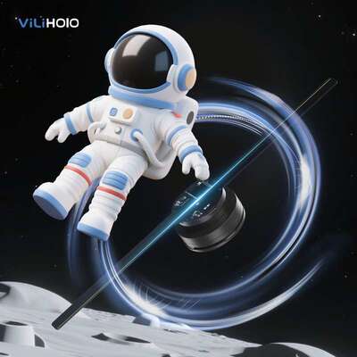 3d hologram fan  projector holographic fan advertising