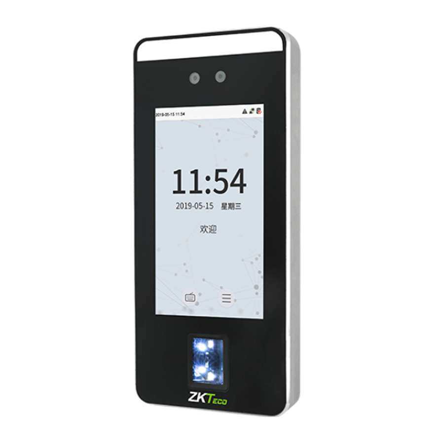ZKT/中控智慧xface600动态人脸识别考勤机指纹面部门禁一体打卡机