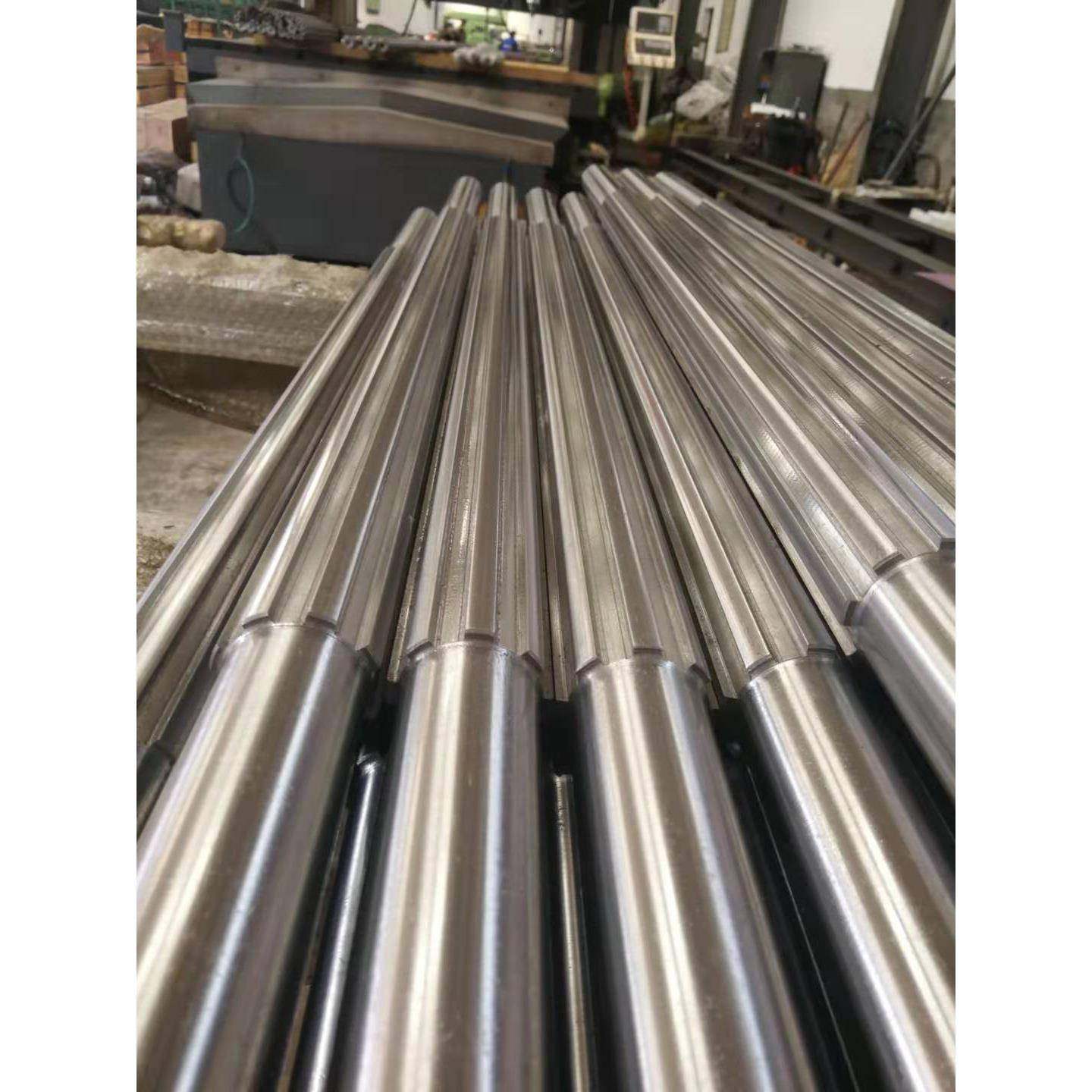 山东花键轴/渐开线花键轴/矩形花键轴/淬火花键轴/底径定心花键轴